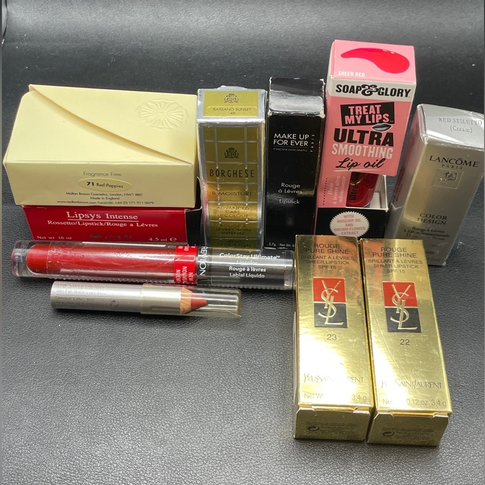 RED LIPSTICK BUNDLE - 10 NEW Lipsticks